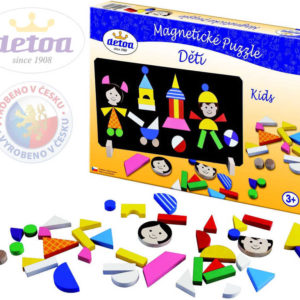 DETOA Puzzle děti magnetické * DŘEVĚNÉ HRAČKY *