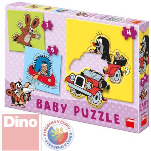 DINO Puzzle BABY Krteček 12 dílků