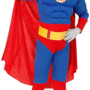 KARNEVAL Šaty SUPERMAN vel. M (120-130 cm) 5-9 let KOSTÝM
