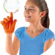 Bublifuk zábavný skákající bubliny set s rukavicí a doplňky na kartě