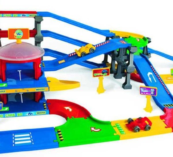 WADER Garáž KID CARS 3D s dráhou 9,1 m