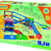 WADER Garáž KID CARS 3D s dráhou 9,1 m