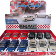 KINSMART Auto model 1:36 TOYOTA COROLLA kov PB 13cm 4 barvy