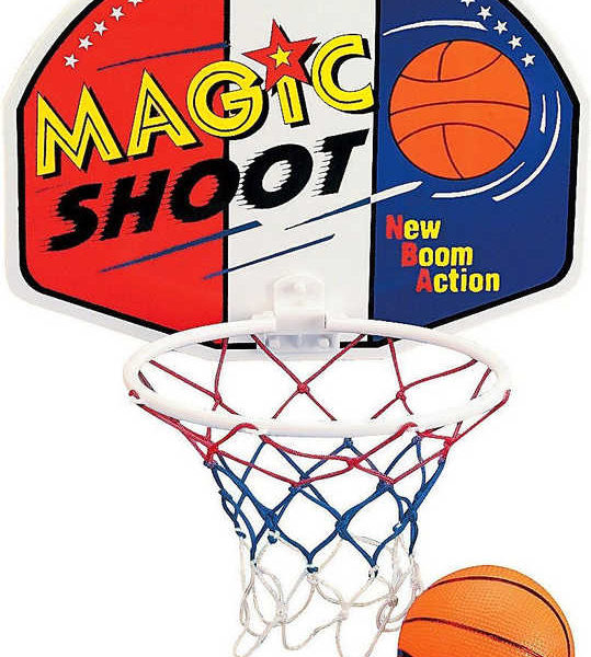 Koš na dětský basketbal Magic Shot set s míčem košíková plast
