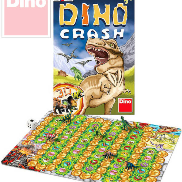 DINO Hra Dino Crash v krabici *SPOLEČENSKÉ HRY*