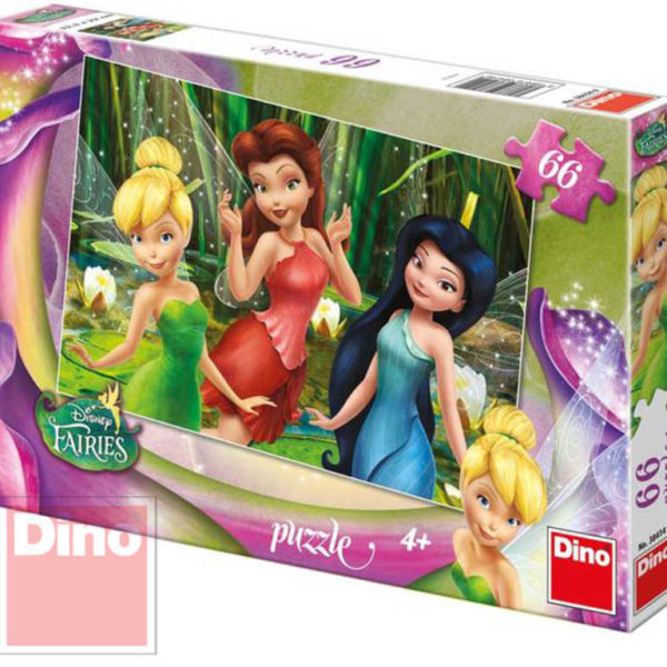 DINO Puzzle Disney Fairies víly Zvonilka 66 dílků v krabici