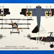 SMĚR Model letadlo Fokker Dr.1 1:44 (stavebnice letadla)