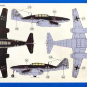 SMĚR Model letadlo Messerschmitt Me 262 1:72 (stavebnice letadla)