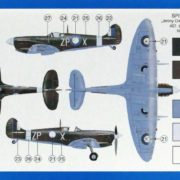 SMĚR Model letadlo Supermarine Spitfir 1:72 (stavebnice letadla)