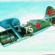 SMĚR Model letadlo Polikarpov I153 1:72 (stavebnice letadla)