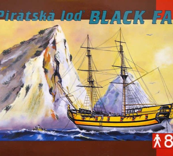 SMĚR Model loď Black Falcon 1:120 (stavebnice lodě)