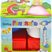 CHEMOPLAST Dětské kostky plastové set 9ks Fantazie v krabičce