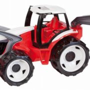 LENA Traktor plastový se lžící a bagrem červeno černý na písek