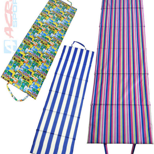 ACRA Lehátko plážové skládací textilní 180cm pruhované / beach 4 druhy