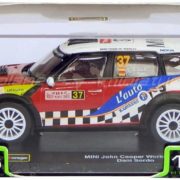 BBURAGO Auto Rally kovové 1:32 MINI WRC Team SORDO kovový model