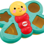 FISHER PRICE Baby motýlek Učíme se tvary vkládačka pro miminko
