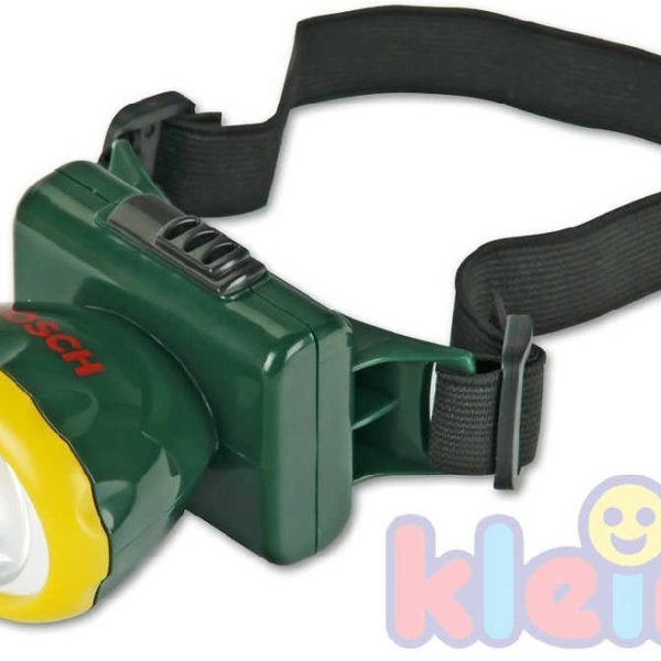 KLEIN Svítilna na hlavu dětská čelovka s popruhem na baterie BOSCH plast