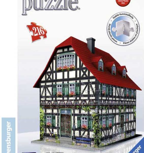 RAVENSBURGER Puzzle 3D Středověký dům 216 dílků