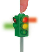 DICKIE Set semafor City Light na baterie + 2 dopravní značky Světlo na kartě