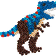 SES CREATIVE Korálky zažehlovací T-Rex dino kreativní set 1200ks se šablonou