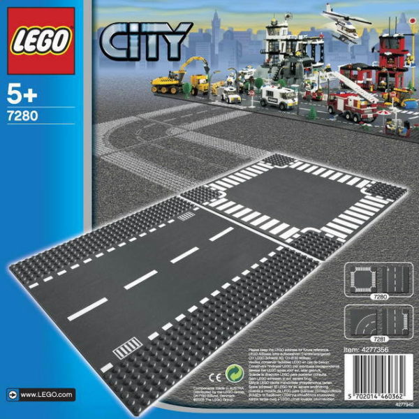 LEGO CITY Rovná silnice a křižovatka 7280
