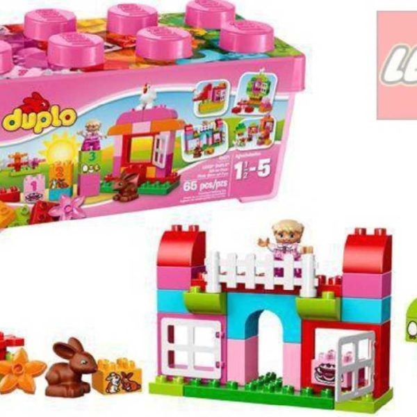 LEGO DUPLO Růžový box plný zábavy 10571 STAVEBNICE