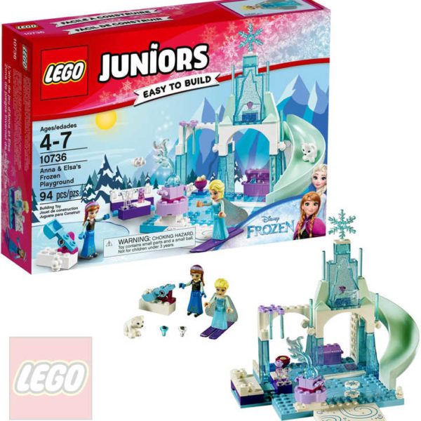 LEGO JUNIORS Ledové hřiště pro Annu a Elsu Frozen 10736 STAVEBNICE