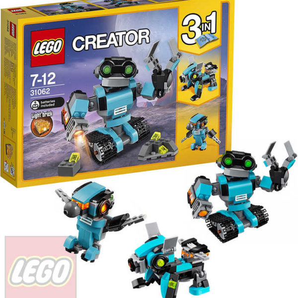 LEGO CREATOR Průzkumný robot 31062 STAVEBNICE