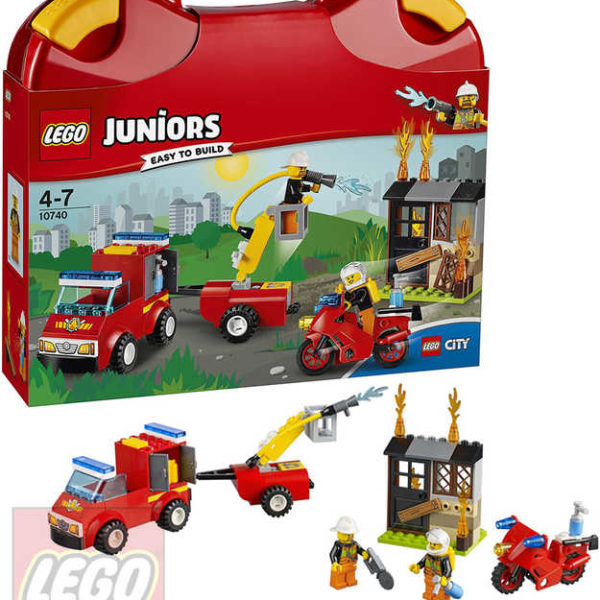 LEGO JUNIORS Kufřík hasičské hlídky 10740 STAVEBNICE