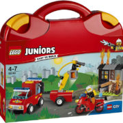 LEGO JUNIORS Kufřík hasičské hlídky 10740 STAVEBNICE