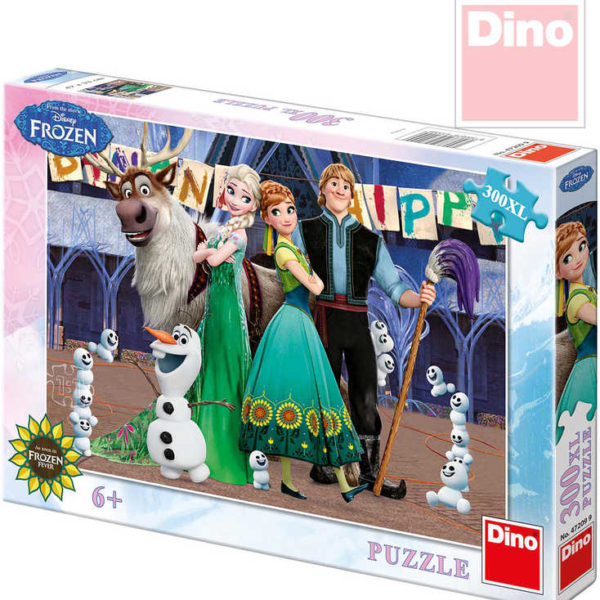 DINO Puzzle XL Frozen (Ledové Království) 300 dílků 47x33cm v krabici