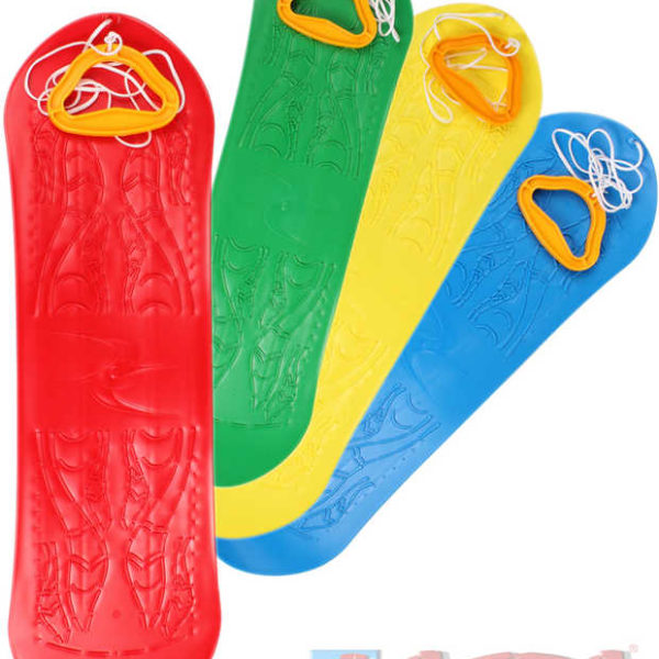 ACRA Dětský plastový snowboard prkno bez vázání na sníh 4 barvy