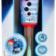 SIMBA Mikrofon a reproduktor dětský elektronický na baterie 30 cm mp3 vstup 2v1