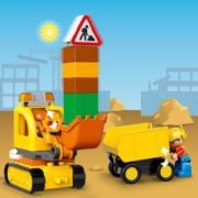 LEGO DUPLO Pásový bagr a náklaďák 10812 STAVEBNICE