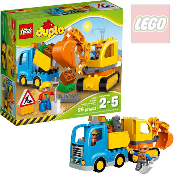 LEGO DUPLO Pásový bagr a náklaďák 10812 STAVEBNICE