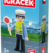 EFKO IGRÁČEK Dopravní policista s doplňky v krabičce STAVEBNICE