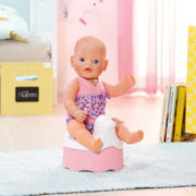 ZAPF BABY BORN Nočník kačenka pro miminko panenku s melodií Zvuk plast