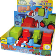 LENA Baby autíčko Mini Roller 11cm dopravní prostředky 8 druhů plast