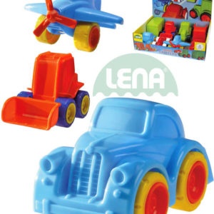 LENA Baby autíčko Mini Roller 11cm dopravní prostředky 8 druhů plast
