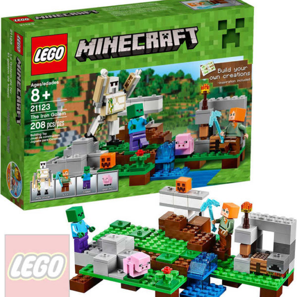 LEGO MINECRAFT Železný Golem 21123 STAVEBNICE