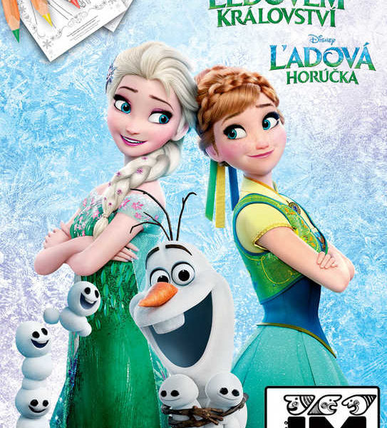 JIRI MODELS Omalovánky A4 Disney Oslava v Ledovém Království (Frozen)
