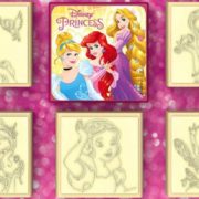 JIRI MODELS Razítka 5+1 Disney Princezny