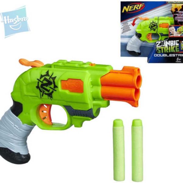 HASBRO NERF Pistole Zombie kapesní Doublestrike Set s náboji