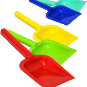 Lopatka na písek 19cm malá široká 5 barev plast