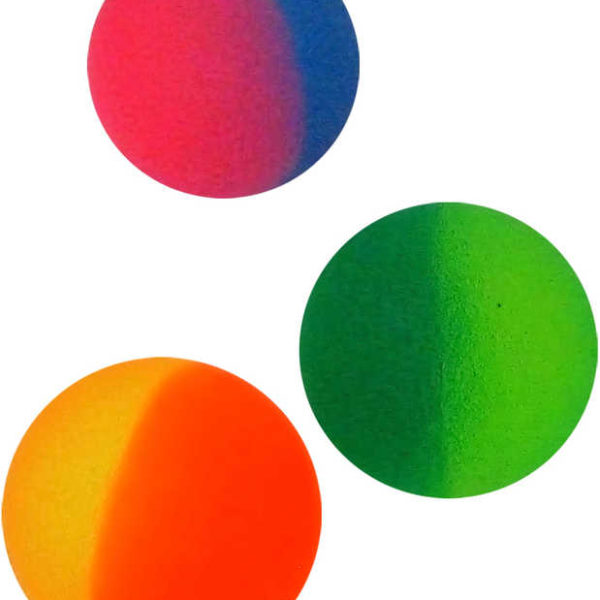 Hopík duhový 45 mm Skákací míček barevný Dóza 3 barvy
