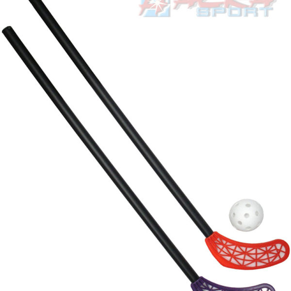ACRA Sada florbalová RS LASER KID 2 dětské hokejky 65cm + míček