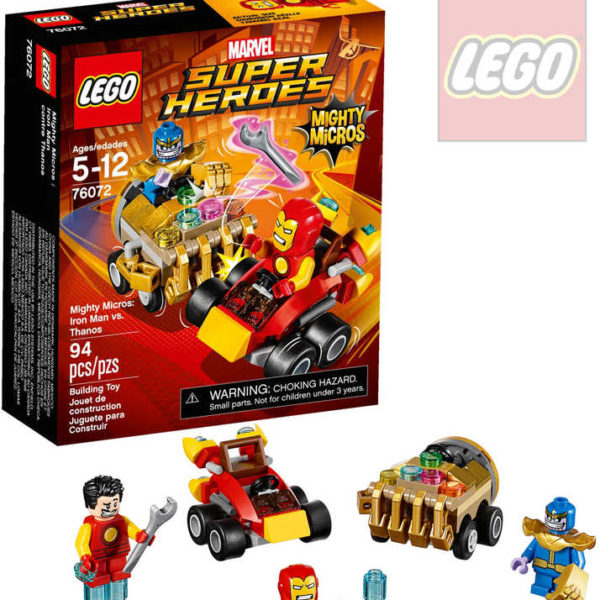 LEGO SUPER HEROES Mighty Micros: Iron Man vs. Thanos 76072 STAVEBNICE