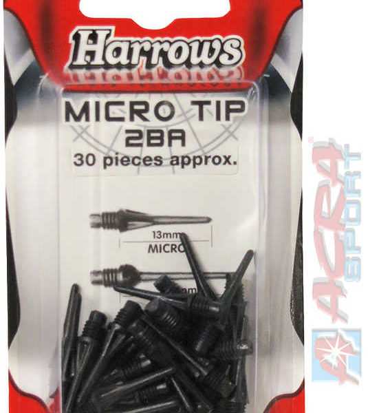 ACRA Náhradní hroty k šipkám HARROWS Micro sada 30ks T93 2 barvy