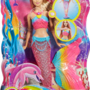 MATTEL BRB Panenka Barbie 29cm mořská panna kouzelná na baterie Světlo