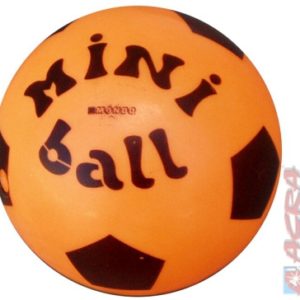 ACRA Míč mini ball gumový potištěný Oranžový 14 cm